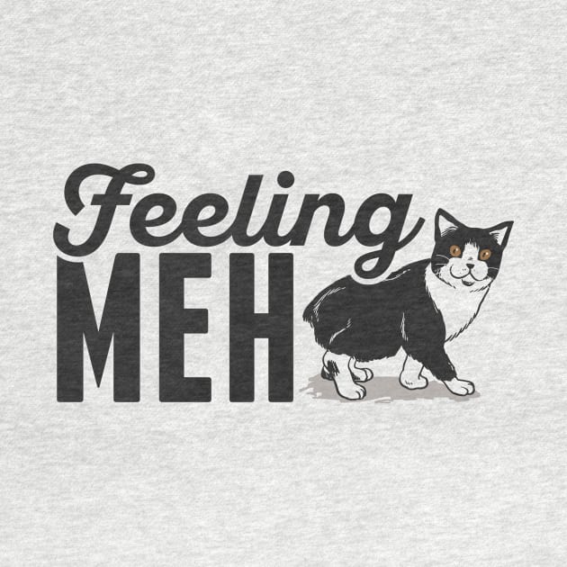 Cute & Funny Feeling Meh Kitty Adorable Cat by theperfectpresents